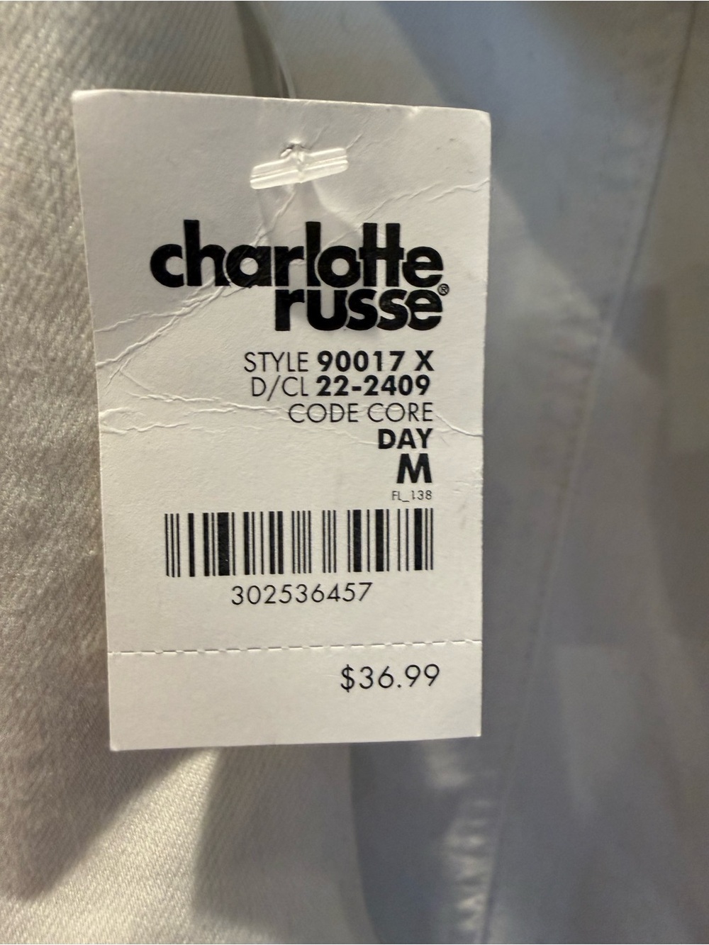 Wax Jean Medium White Denim NWT Trucker Jacket - Picture 8 of 8